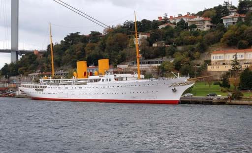 Presidential Yacht Savarona Shines Again in Istanbul Presidential Yacht Savarona Shines Again in Istanbul