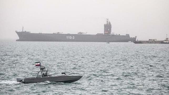 Iran's IRGC Flexes Long-Range Capability With Converted Boxship